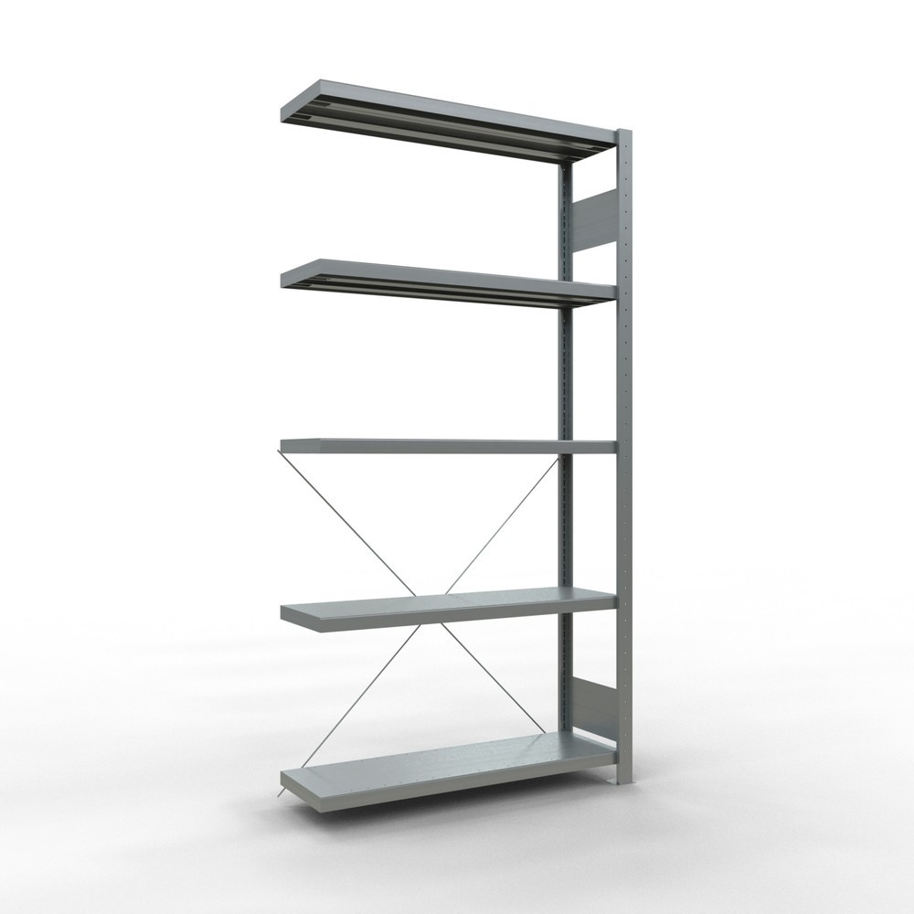 Product afbeelding: Legbordstelling SCHULTE steekmontage, AE, VL 330 kg, verzinkt, hxbxd 2.000 x 1.000 x 300 mm