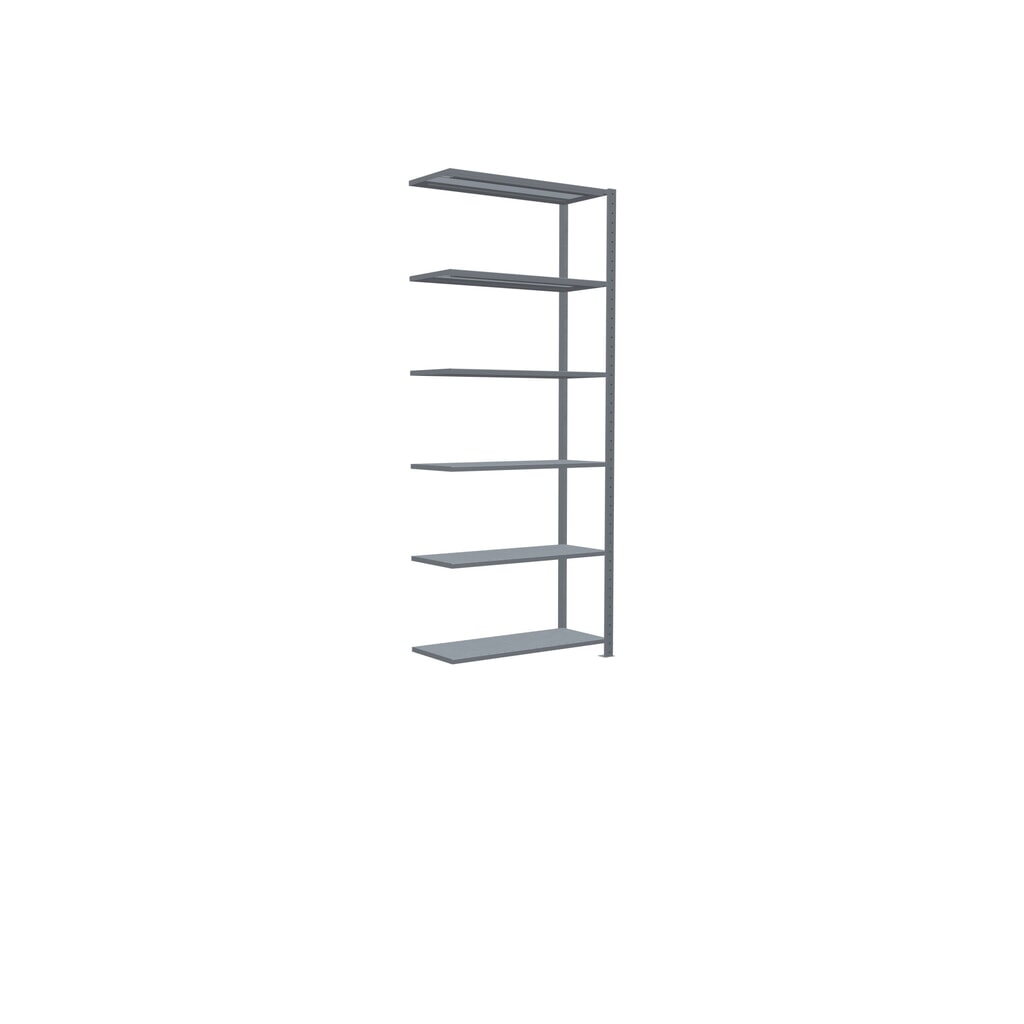 Legbordstelling SCHULTE steekmontage, AE, VL 330 kg, verzinkt, hxbxd 2.500 x 1.000 x 400 mm Productafbeelding nr. 2: Legbordstelling SCHULTE steekmontage, AE, VL 330 kg, verzinkt, hxbxd 2.500 x 1.000 x 400 mm