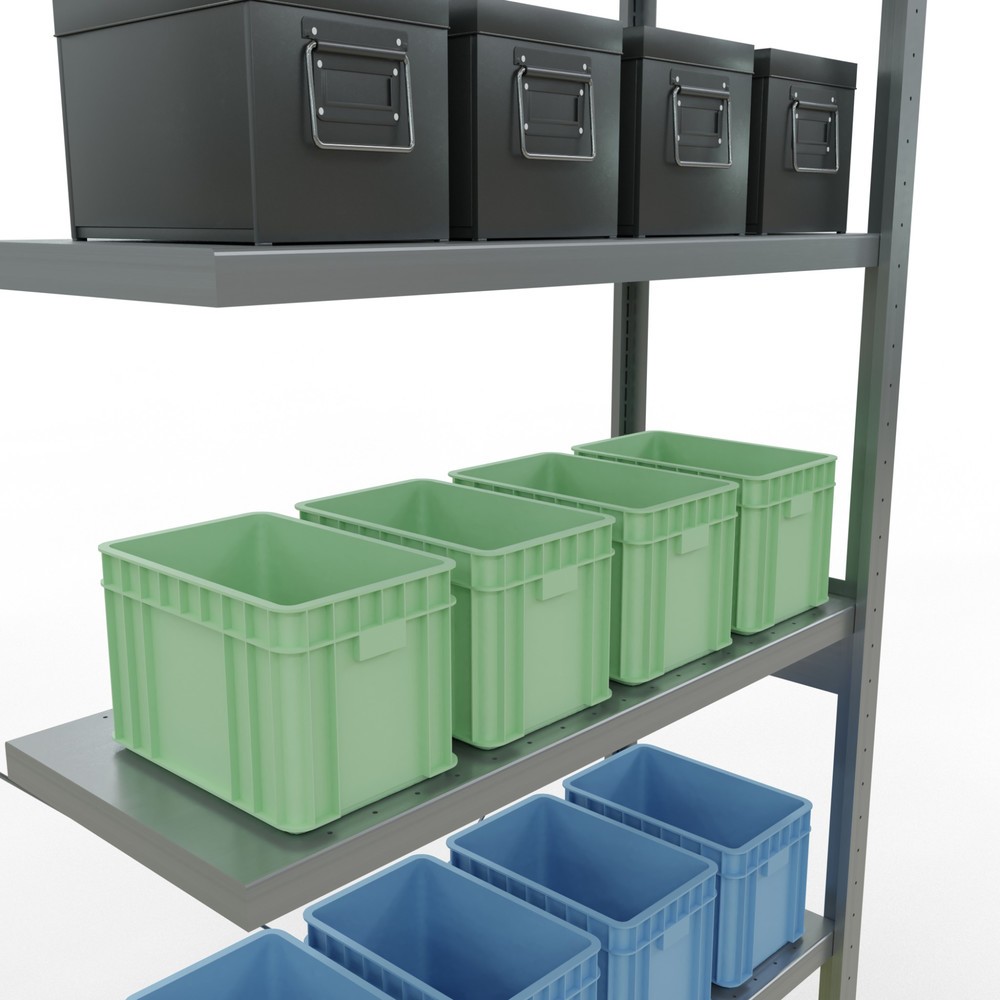 Productafbeelding nr. 4: Legbordstelling SCHULTE steekmontage, AE, VL 330 kg, verzinkt, hxbxd 2.500 x 1.000 x 400 mm