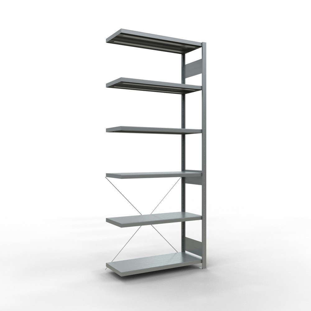 Product afbeelding: Legbordstelling SCHULTE steekmontage, AE, VL 330 kg, verzinkt, hxbxd 2.500 x 1.000 x 400 mm