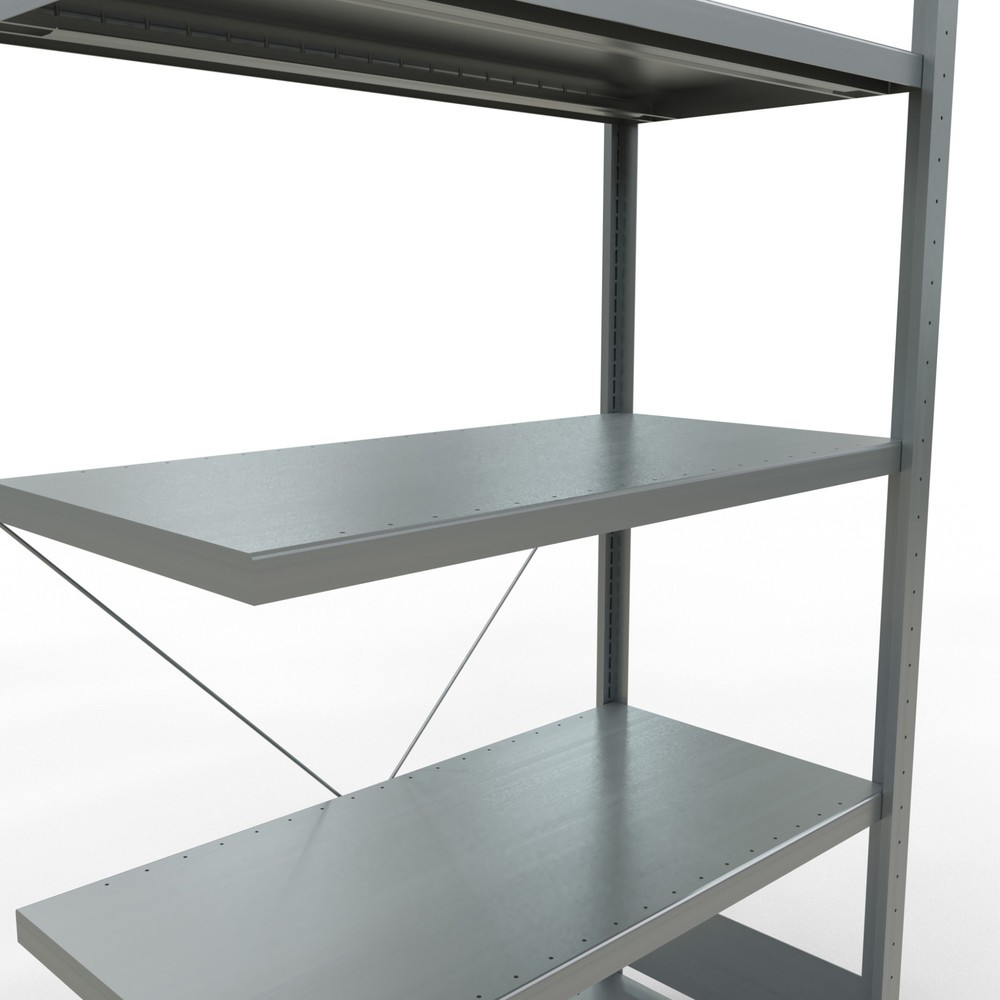 Productafbeelding nr. 5: Legbordstelling SCHULTE steekmontage, AE, VL 330 kg, verzinkt, hxbxd 2.000 x 1.000 x 500 mm