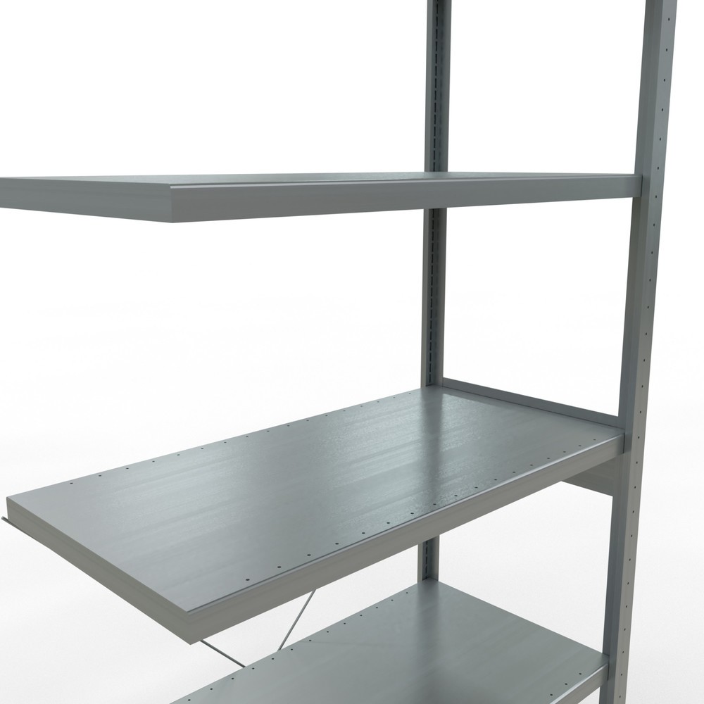 Productafbeelding nr. 5: Legbordstelling SCHULTE inhaakmontage, aanbouwelement, schapbelasting 330 kg, verzinkt, h x b x d 2.500 x 1.000 x 500 mm