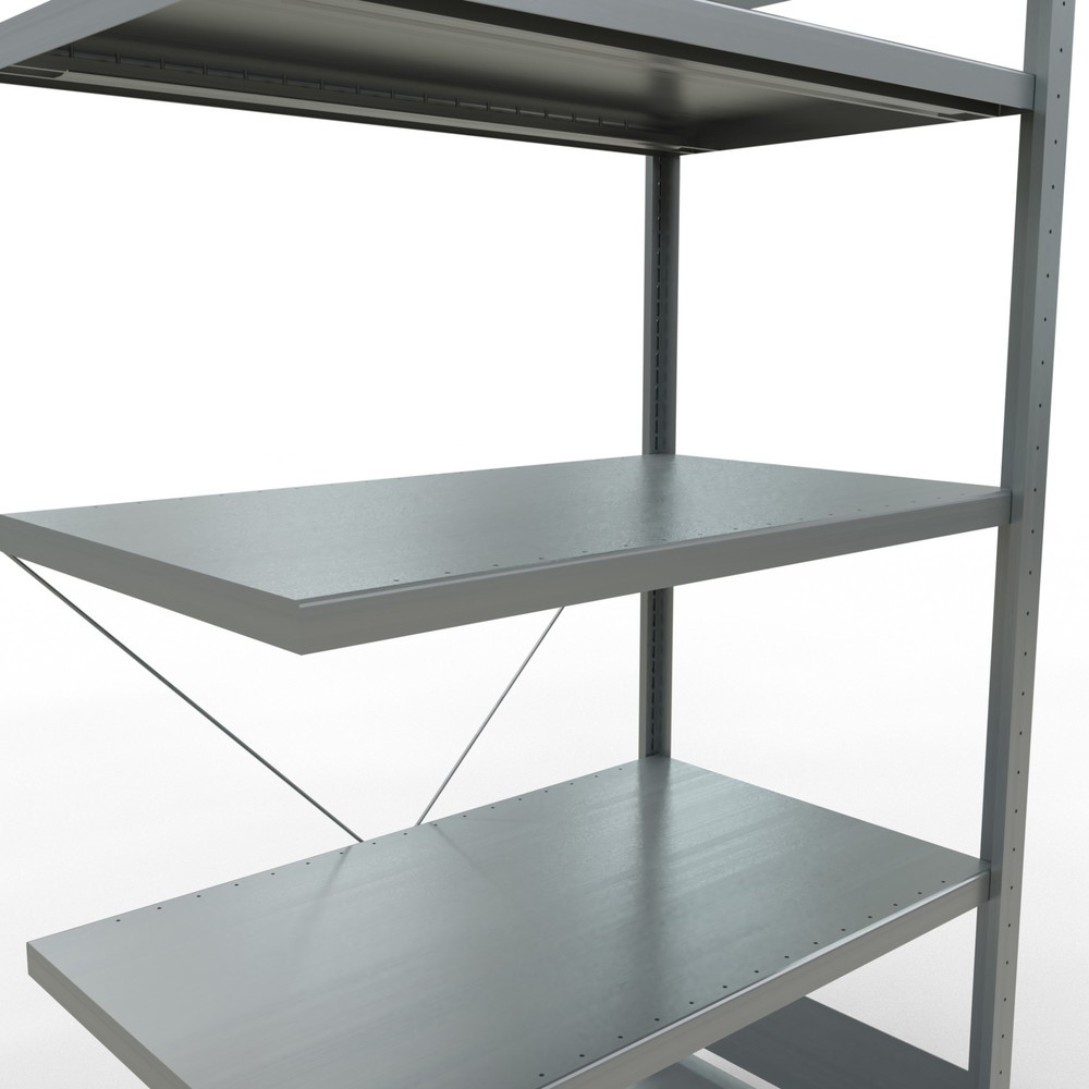 Productafbeelding nr. 5: Legbordstelling SCHULTE steekmontage, AE, VL 330 kg, verzinkt, hxbxd 2.000 x 1.000 x 600 mm