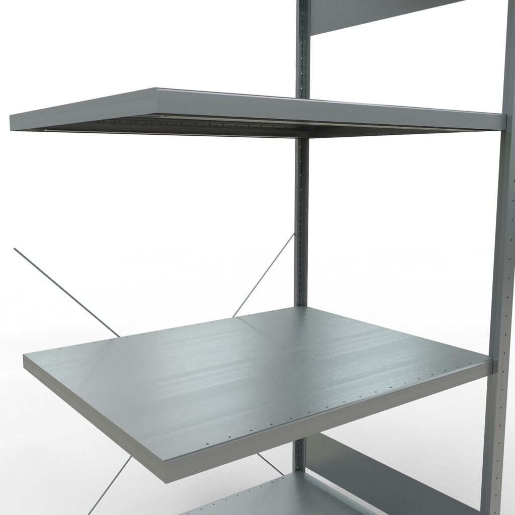 Productafbeelding nr. 5: Legbordstelling SCHULTE steekmontage, AE, VL 330 kg, verzinkt, hxbxd 2.000 x 1.000 x 800 mm