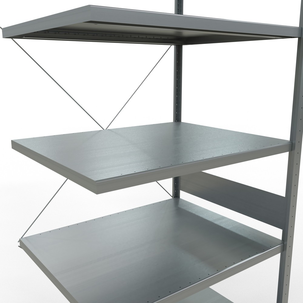 Productafbeelding nr. 5: Legbordstelling SCHULTE steekmontage, AE, VL 330 kg, verzinkt, hxbxd 3.000 x 1.000 x 800 mm