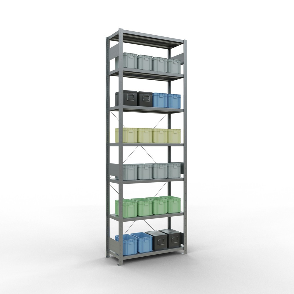 Productafbeelding nr. 3: Legbordstelling SCHULTE, verzinkt, vaklast 330 kg, hxbxd 3.000 x 1.060 x 436 mm