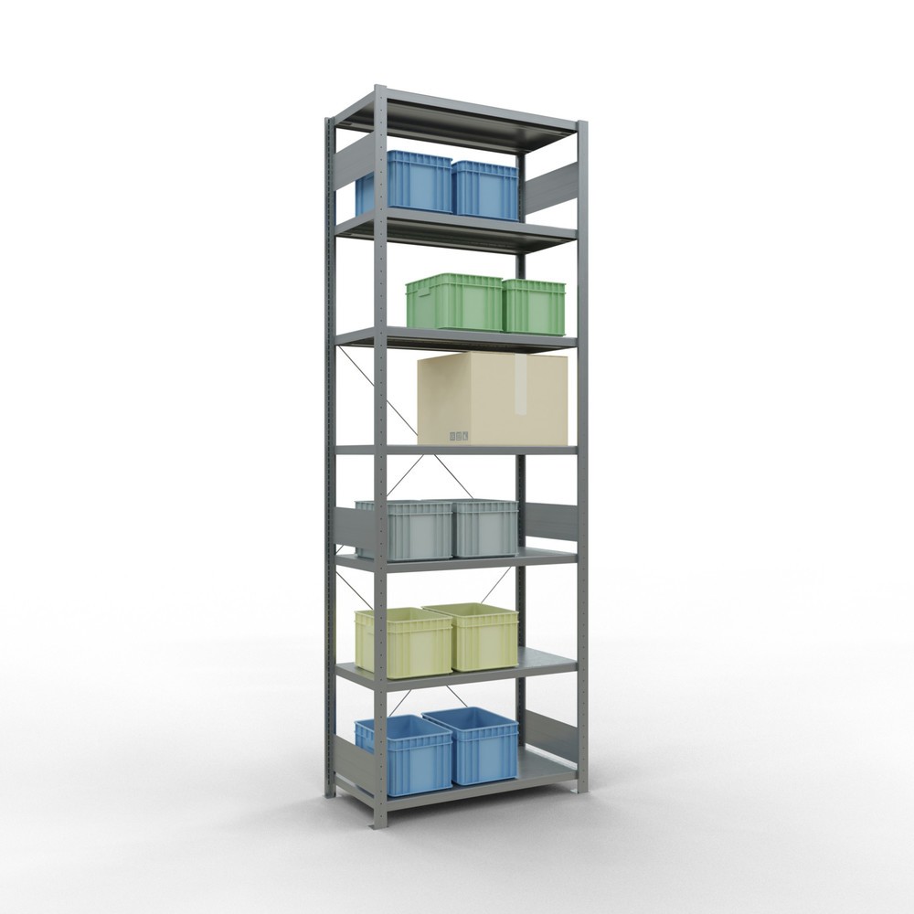 Productafbeelding nr. 3: Legbordstelling SCHULTE, verzinkt, vaklast 330 kg, hxbxd 3.000 x 1.060 x 536 mm
