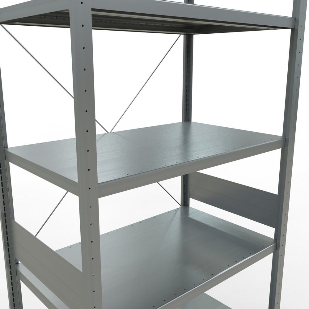 Productafbeelding nr. 5: Legbordstelling SCHULTE, verzinkt, vaklast 330 kg, hxbxd 3.000 x 1.060 x 636 mm