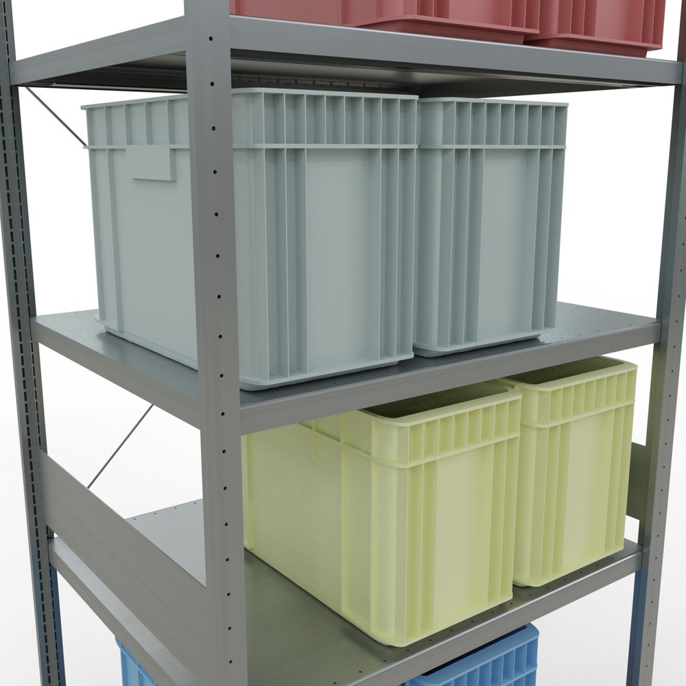 Productafbeelding nr. 4: Legbordstelling SCHULTE, verzinkt, vaklast 330 kg, hxbxd 3.000 x 1.060 x 836 mm