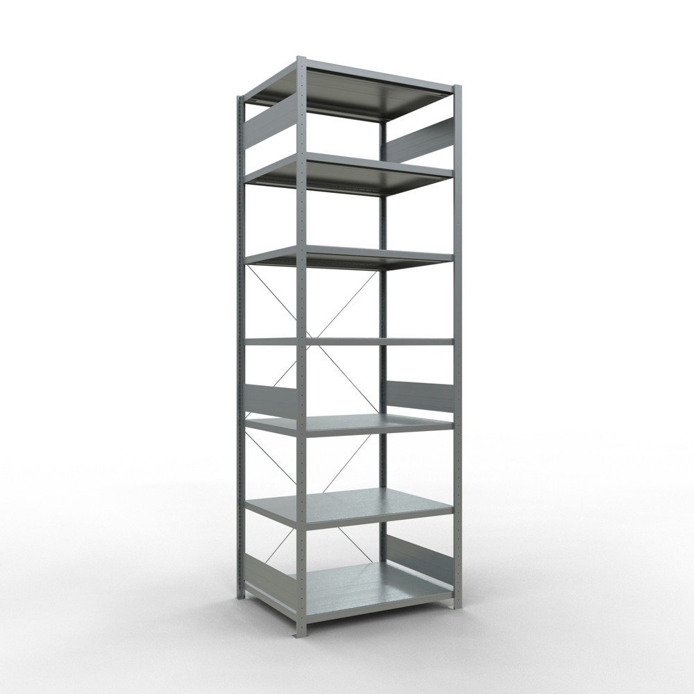 Product afbeelding: Legbordstelling SCHULTE, verzinkt, vaklast 330 kg, hxbxd 3.000 x 1.060 x 836 mm