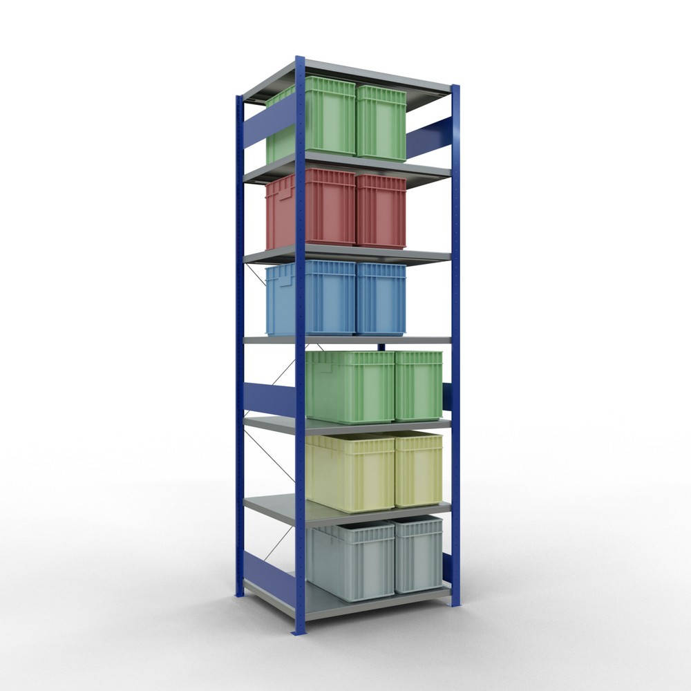 Productafbeelding nr. 3: Legbordstelling SCHULTE, gentiaanblauw / verzinkt, vaklast 330 kg, hxbxd 3.000 x 1.060 x 836 mm