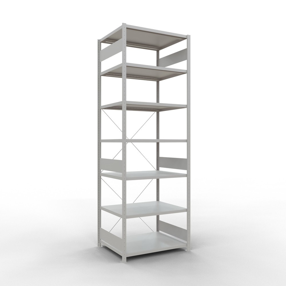 Product afbeelding: Legbordstelling SCHULTE, lichtgrijs, vaklast 330 kg, hxbxd 3.000 x 1.060 x 836 mm