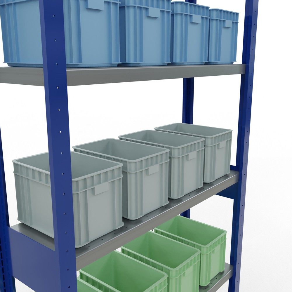 Productafbeelding nr. 4: Legbordstelling SCHULTE, gentiaanblauw / verzinkt, vaklast 330 kg, hxbxd 2.500 x 1.060 x 336 mm