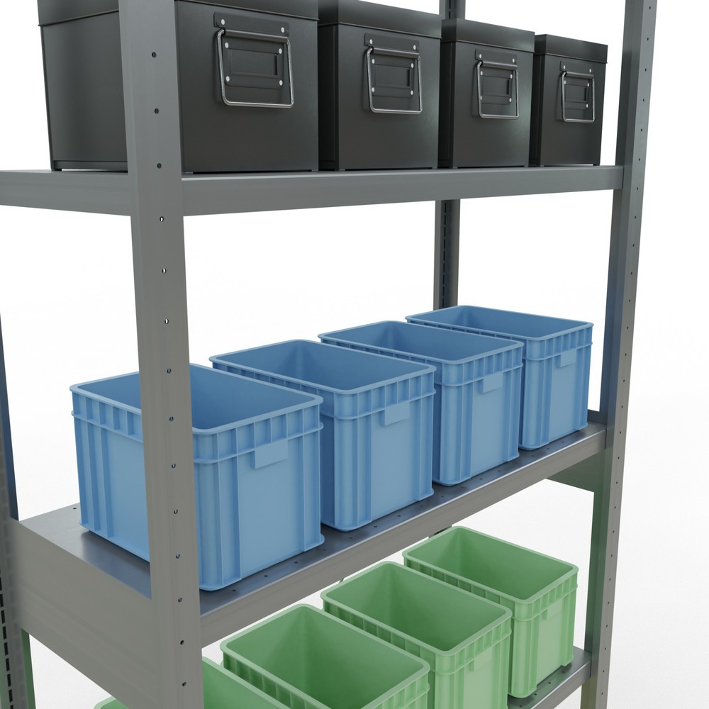 Productafbeelding nr. 4: Legbordstelling SCHULTE, verzinkt, vaklast 330 kg, hxbxd 2.500 x 1.060 x 436 mm
