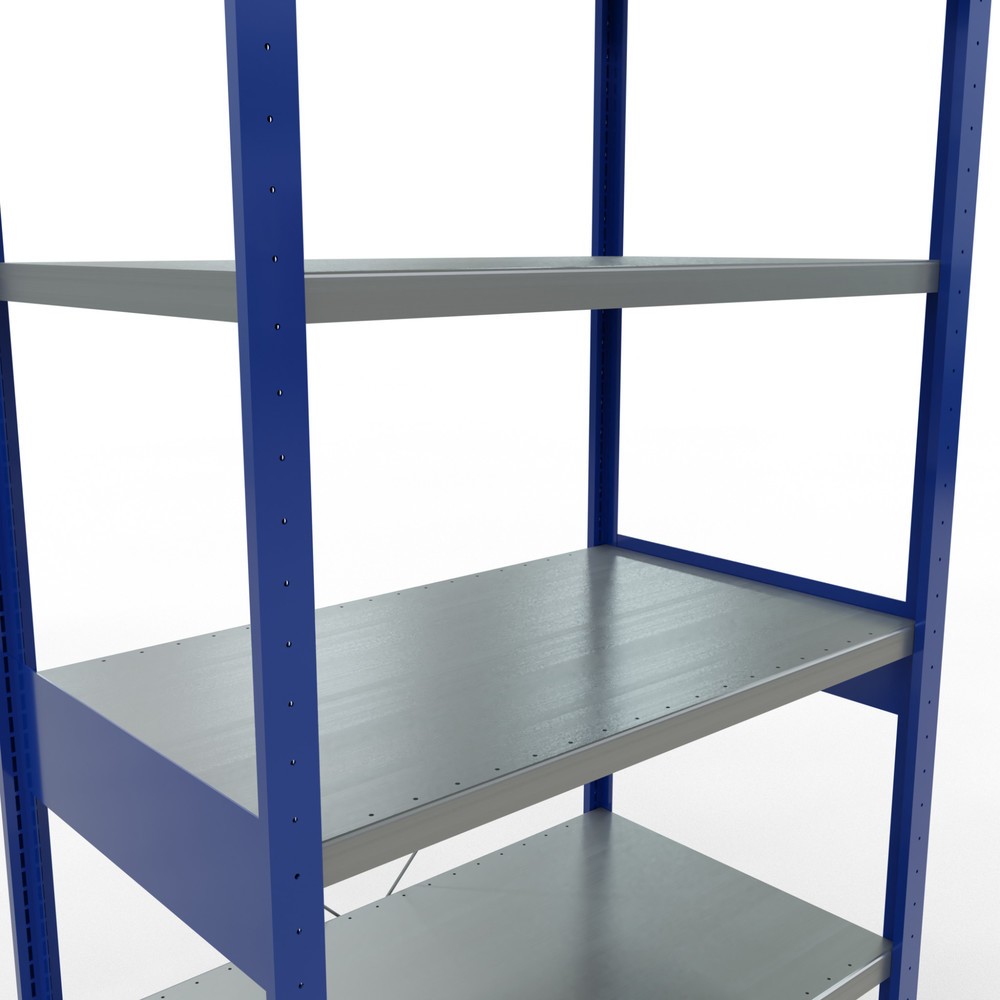 Productafbeelding nr. 5: Legbordstelling SCHULTE, gentiaanblauw / verzinkt, vaklast 330 kg, hxbxd 2.500 x 1.060 x 636 mm