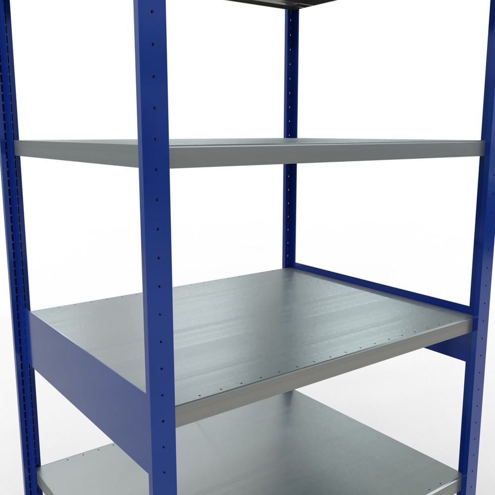 Productafbeelding nr. 5: Legbordstelling SCHULTE, gentiaanblauw / verzinkt, vaklast 330 kg, hxbxd 2.500 x 1.060 x 836 mm