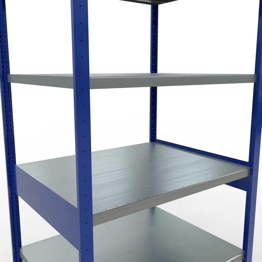 Productafbeelding nr. 5: Legbordstelling SCHULTE, gentiaanblauw / verzinkt, vaklast 330 kg, hxbxd 2.500 x 1.060 x 836 mm