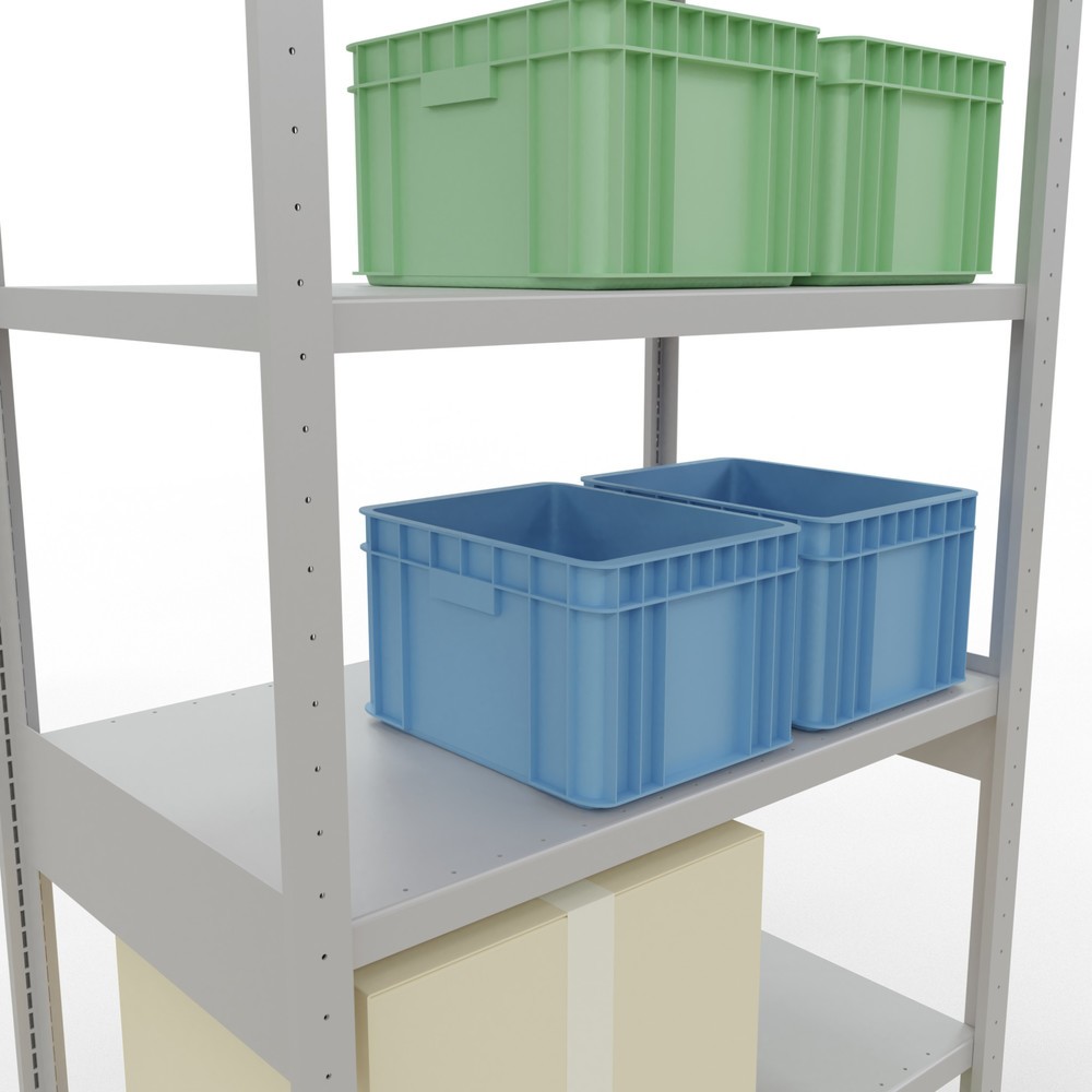 Productafbeelding nr. 4: Legbordstelling SCHULTE, lichtgrijs, vaklast 330 kg, hxbxd 2.500 x 1.060 x 636 mm