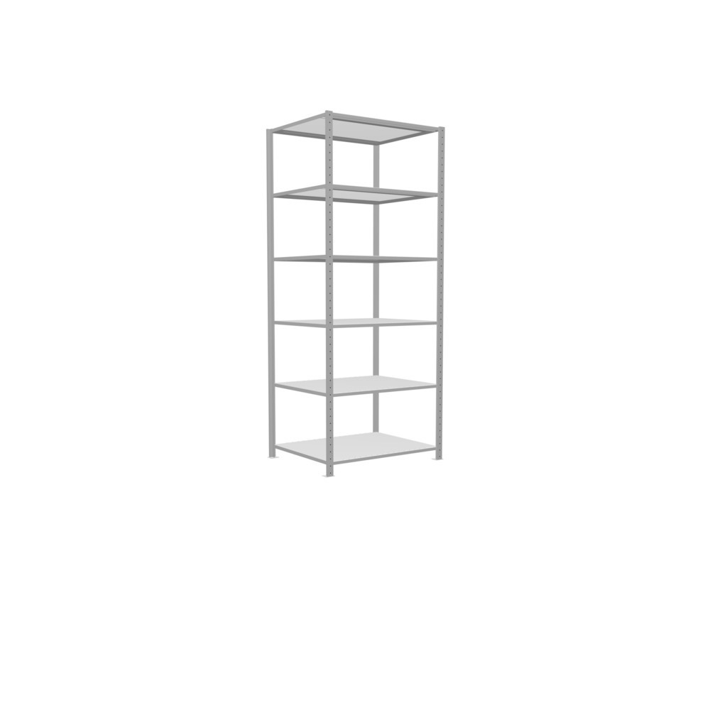 Productafbeelding nr. 2: Legbordstelling SCHULTE, lichtgrijs, vaklast 330 kg, hxbxd 2.500 x 1.060 x 836 mm