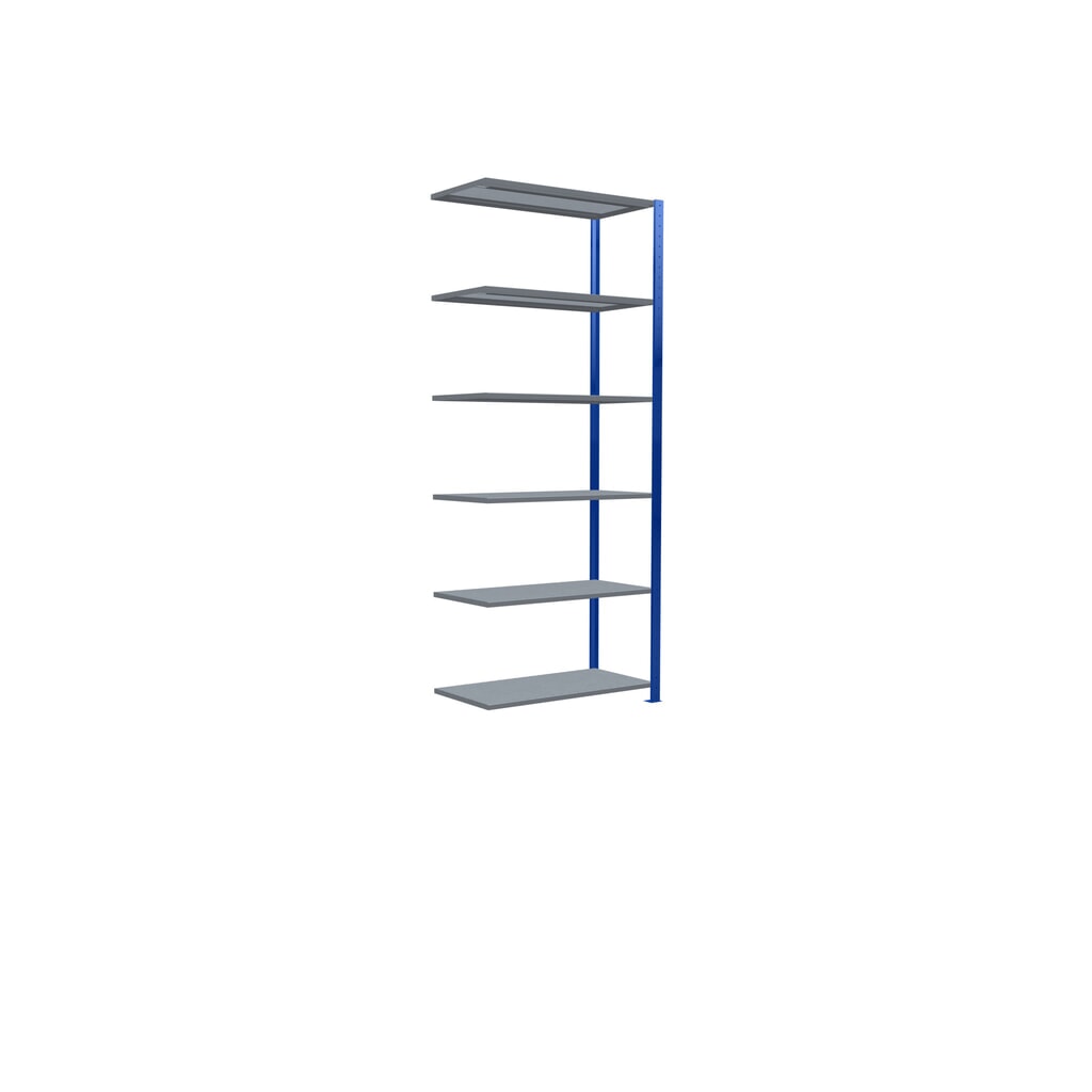 Productafbeelding nr. 5: Legbordstelling SCHULTE steeksysteem, AE, VL 150 kg, gentiaanblauw / verzinkt, hxbxd 2.500 x 1.000 x 500 mm