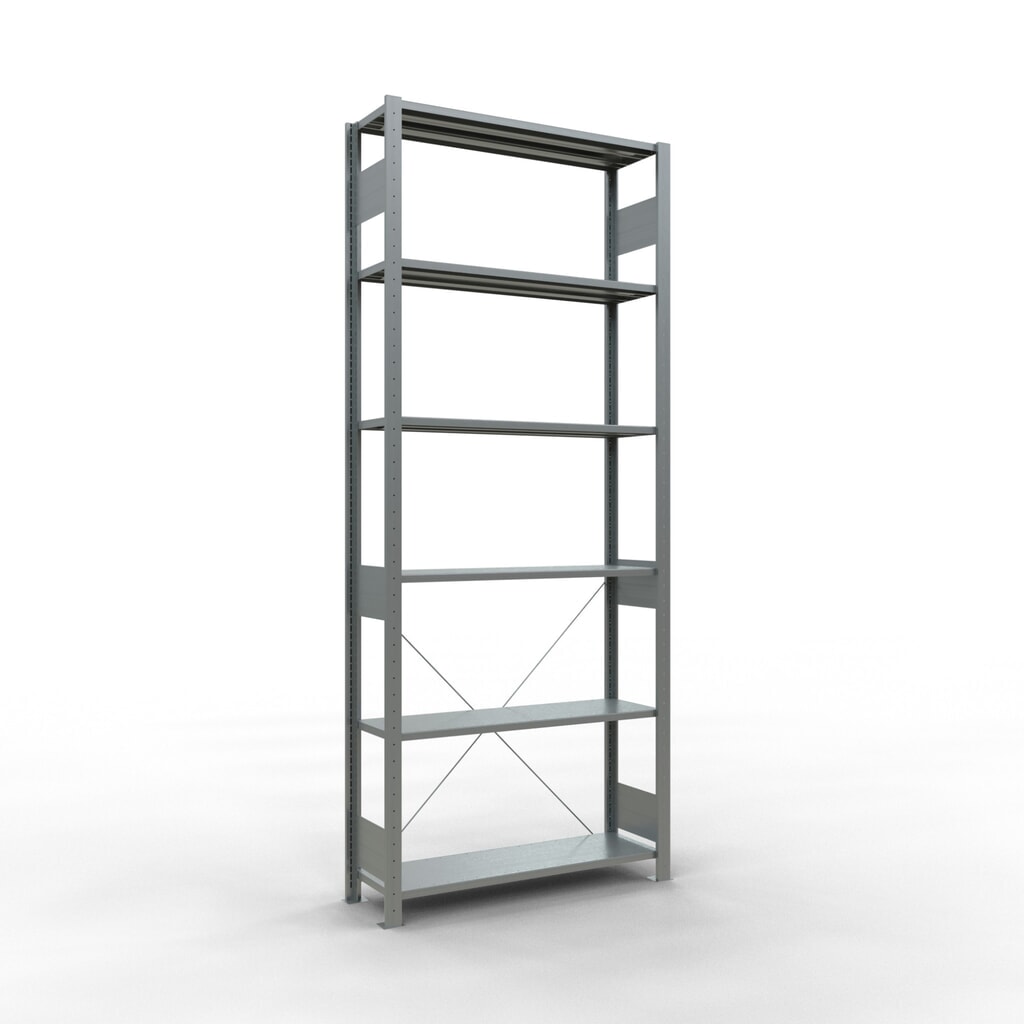 Product afbeelding: Legbordstelling SCHULTE, verzinkt, vaklast 150 kg, hxbxd 2.500 x 1.060 x 336 mm
