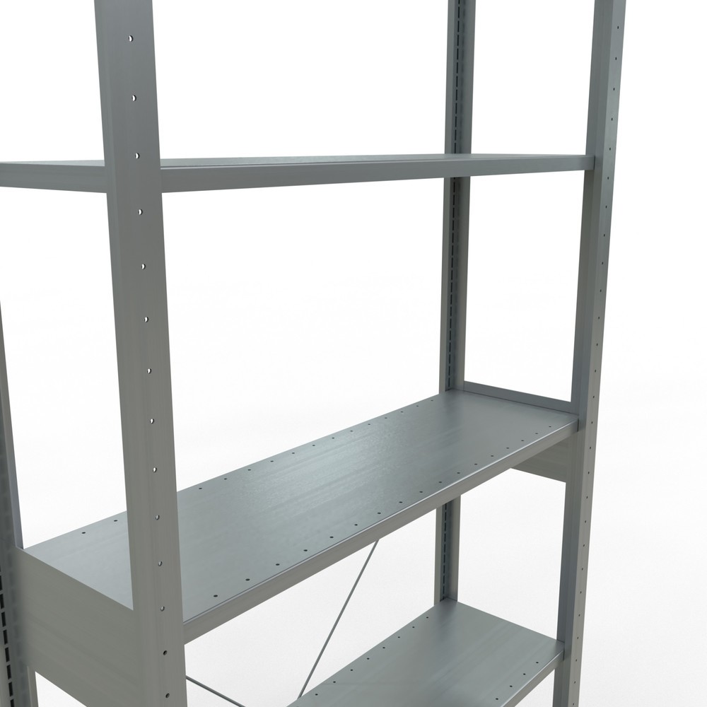 Productafbeelding nr. 2: Legbordstelling SCHULTE, verzinkt, vaklast 150 kg, hxbxd 2.500 x 1.060 x 336 mm