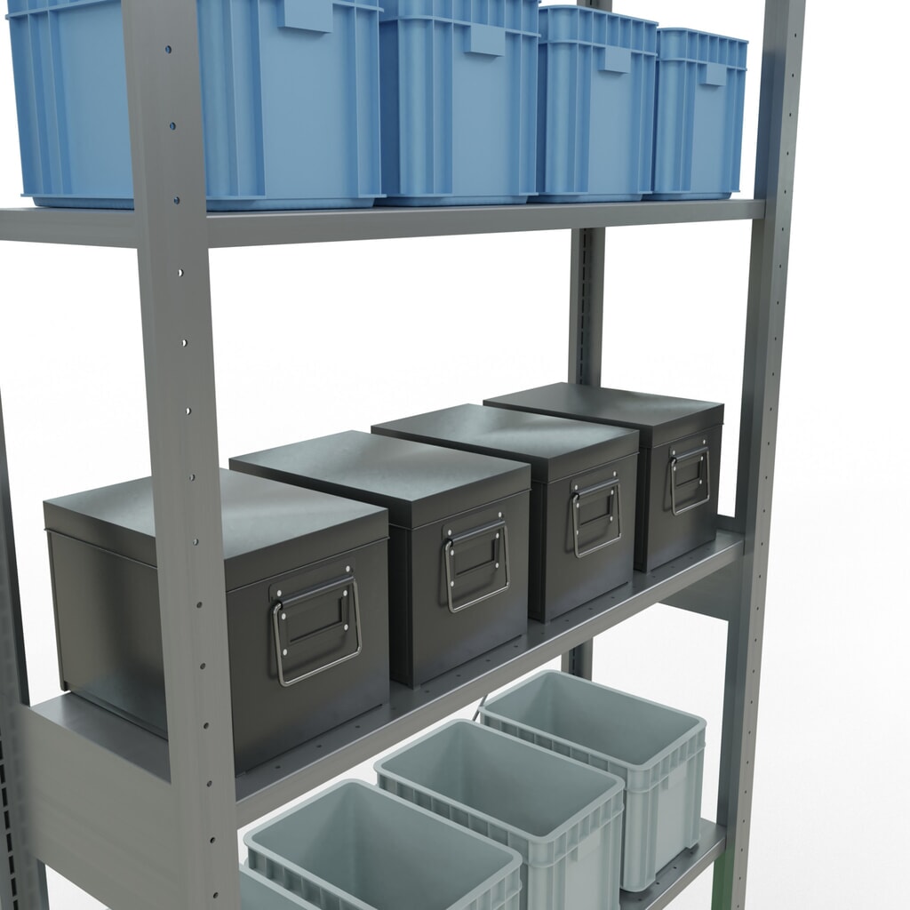 Productafbeelding nr. 3: Legbordstelling SCHULTE, verzinkt, vaklast 150 kg, hxbxd 2.500 x 1.060 x 336 mm