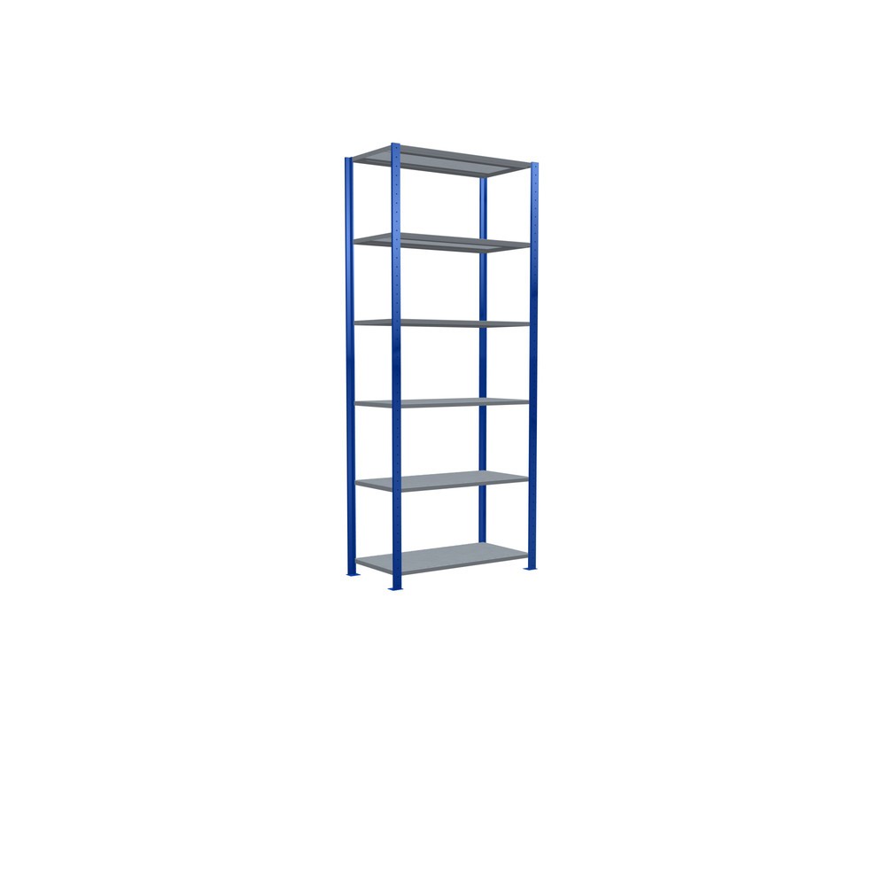 Productafbeelding nr. 5: Legbordstelling SCHULTE, gentiaanblauw / verzinkt, vaklast 150 kg, hxbxd 2.500 x 1.060 x 536 mm