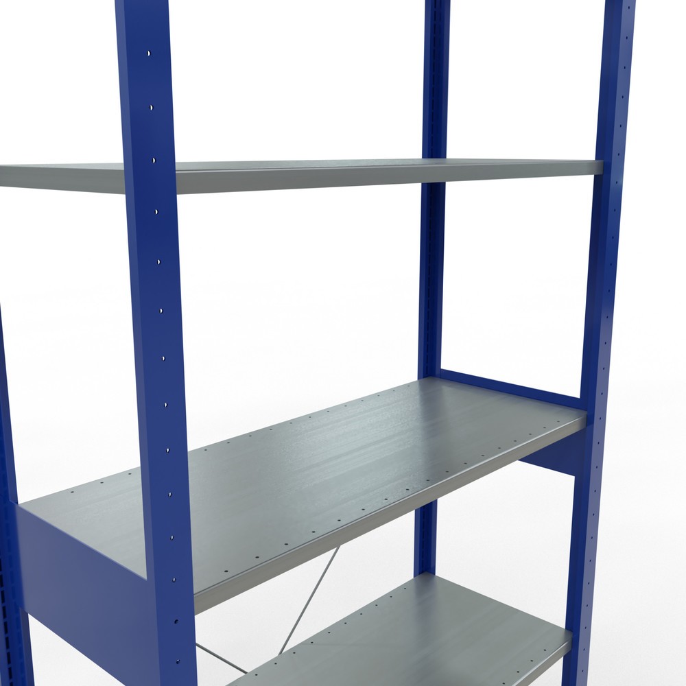 Productafbeelding nr. 2: Legbordstelling SCHULTE, gentiaanblauw / verzinkt, vaklast 150 kg, hxbxd 2.500 x 1.060 x 436 mm