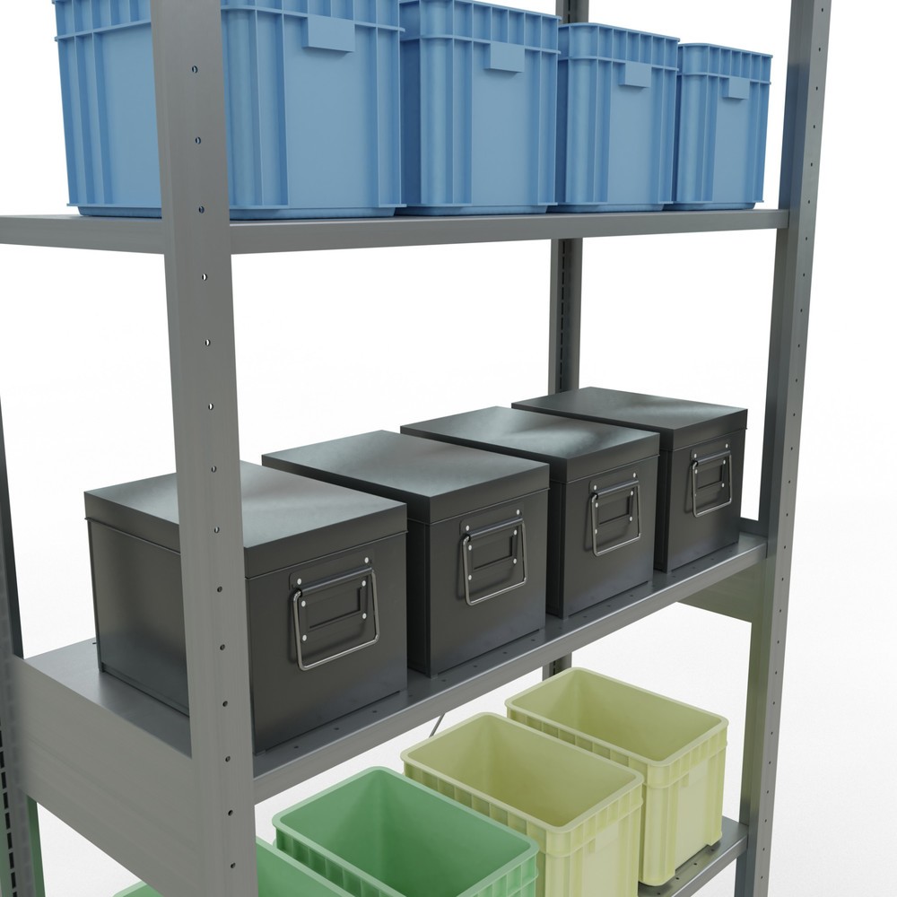 Productafbeelding nr. 4: Legbordstelling SCHULTE, verzinkt, vaklast 150 kg, hxbxd 2.500 x 1.060 x 436 mm