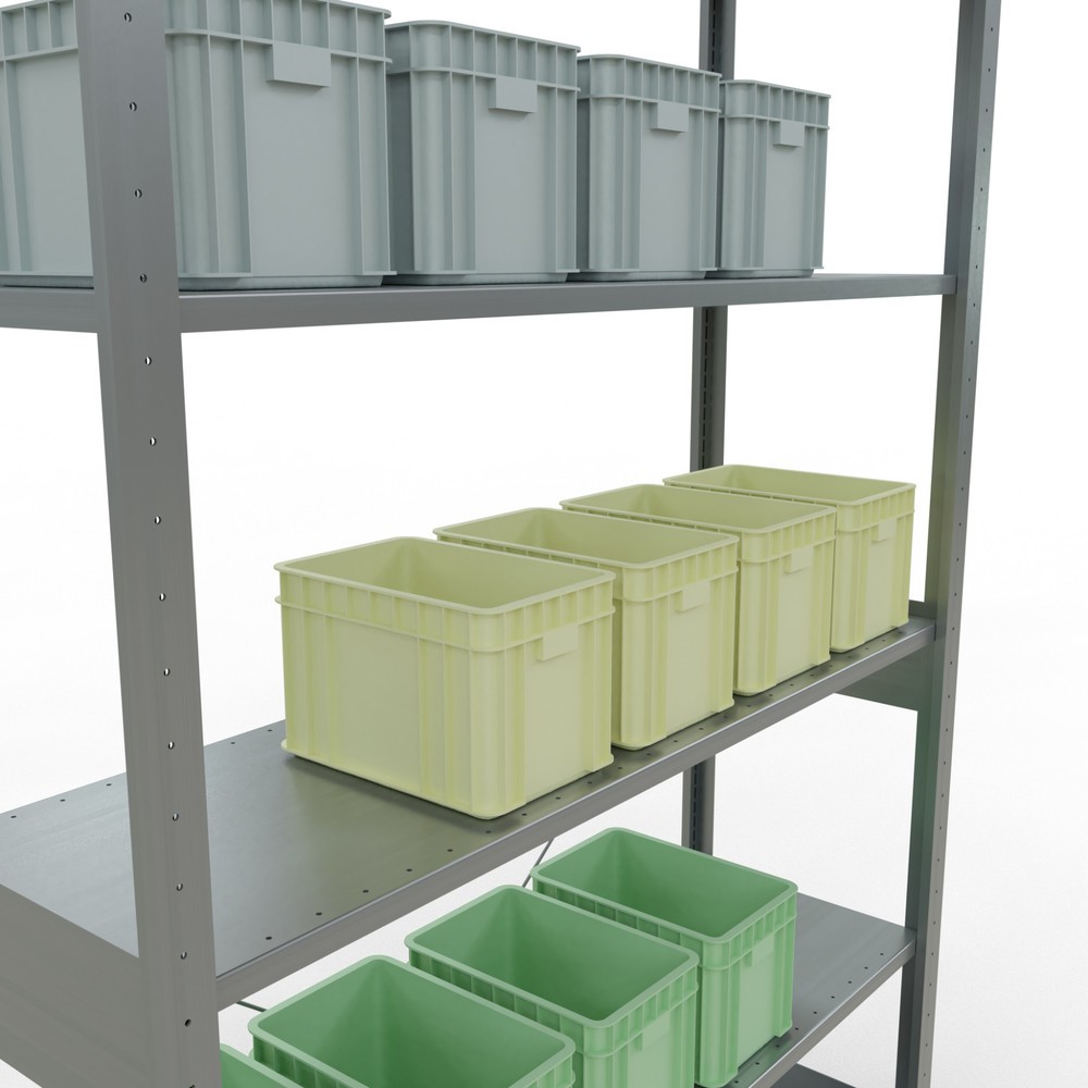 Productafbeelding nr. 4: Legbordstelling SCHULTE, verzinkt, vaklast 150 kg, hxbxd 2.500 x 1.360 x 436 mm
