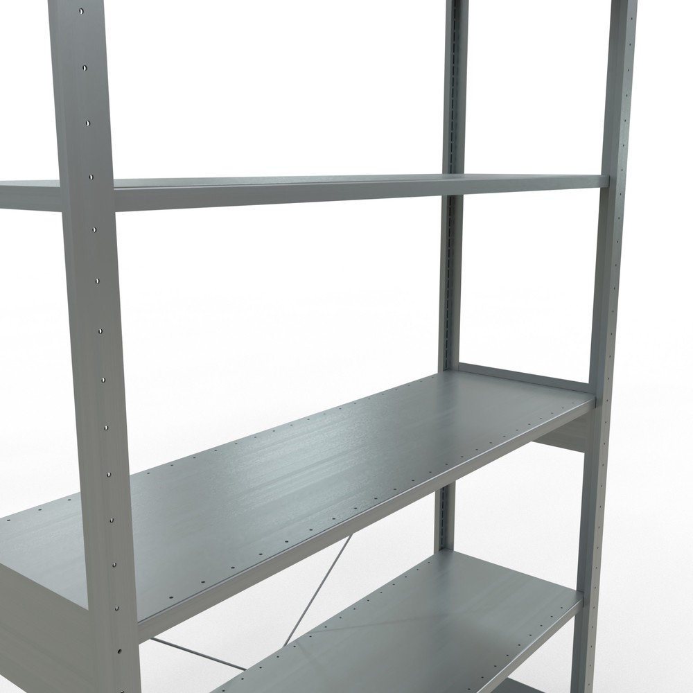 Productafbeelding nr. 5: Legbordstelling SCHULTE, verzinkt, vaklast 150 kg, hxbxd 2.500 x 1.360 x 436 mm