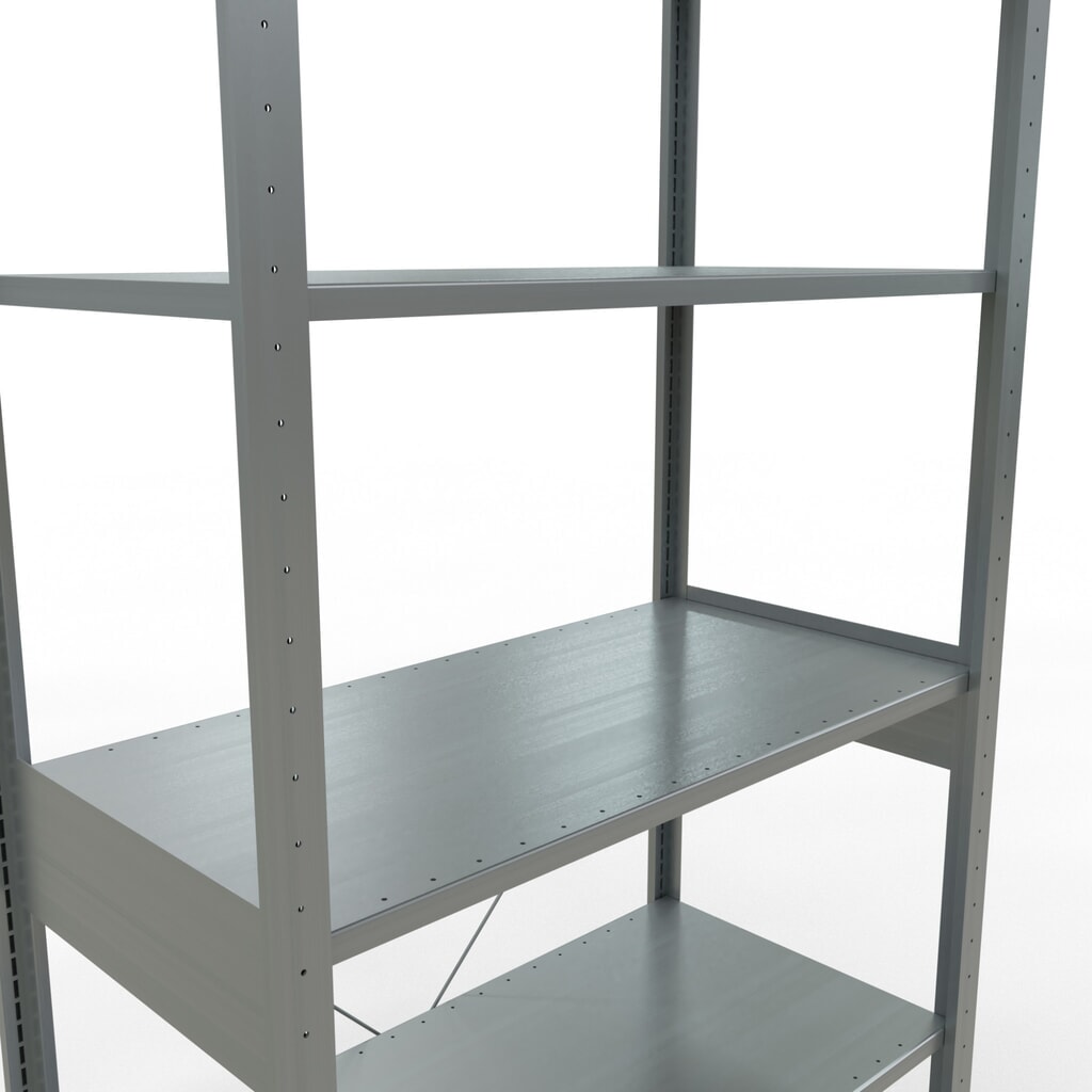Productafbeelding nr. 5: Legbordstelling SCHULTE, verzinkt, vaklast 150 kg, hxbxd 2.500 x 1.060 x 536 mm