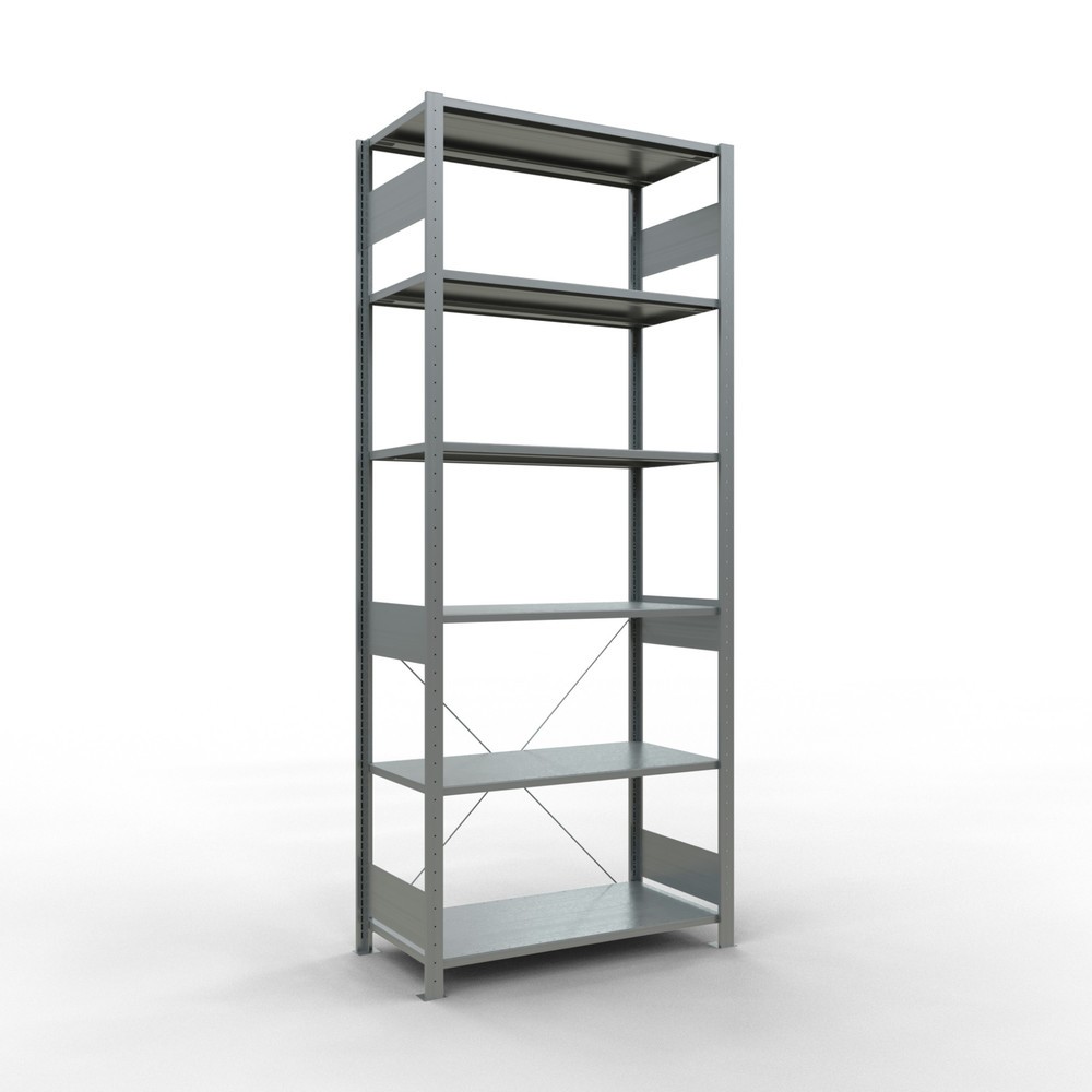 Product afbeelding: Legbordstelling SCHULTE, verzinkt, vaklast 150 kg, hxbxd 2.500 x 1.060 x 536 mm