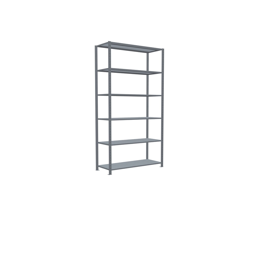 Productafbeelding nr. 2: Legbordstelling SCHULTE, verzinkt, vaklast 150 kg, hxbxd 2.500 x 1.360 x 536 mm