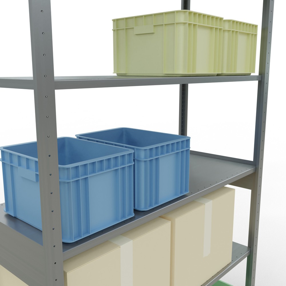 Productafbeelding nr. 4: Legbordstelling SCHULTE, verzinkt, vaklast 150 kg, hxbxd 2.500 x 1.360 x 536 mm