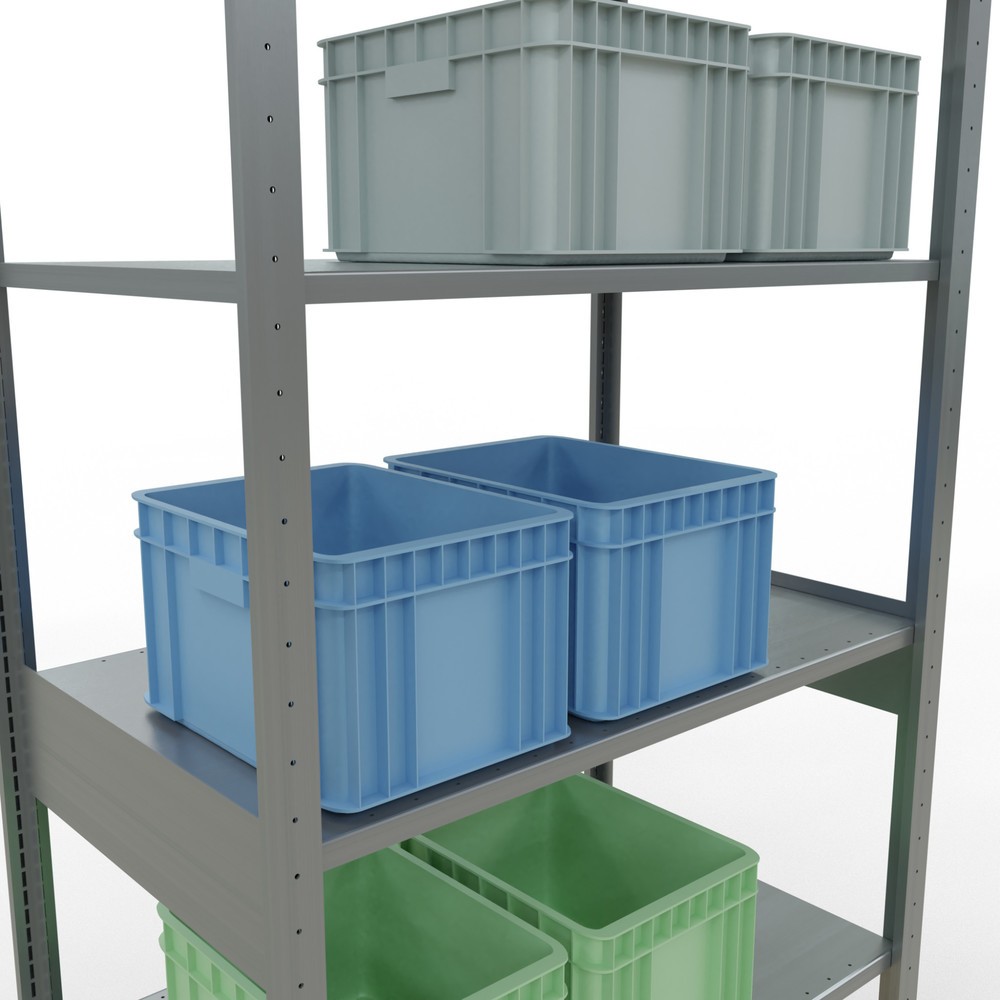 Productafbeelding nr. 4: Legbordstelling SCHULTE, verzinkt, vaklast 150 kg, hxbxd 2.500 x 1.060 x 636 mm