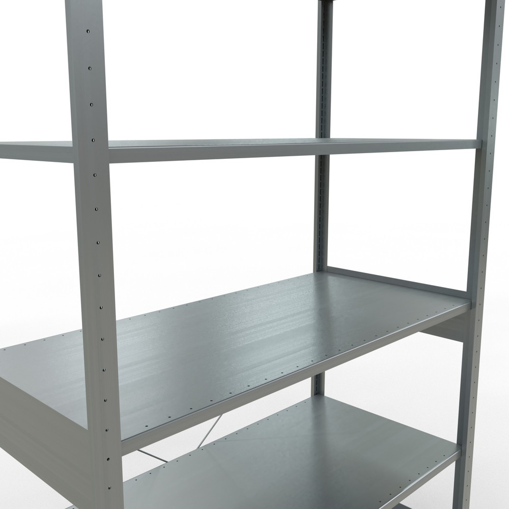 Productafbeelding nr. 5: Legbordstelling SCHULTE, verzinkt, vaklast 150 kg, hxbxd 2.500 x 1.360 x 636 mm