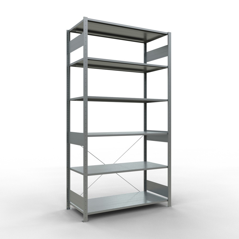 Product afbeelding: Legbordstelling SCHULTE, verzinkt, vaklast 150 kg, hxbxd 2.500 x 1.360 x 636 mm