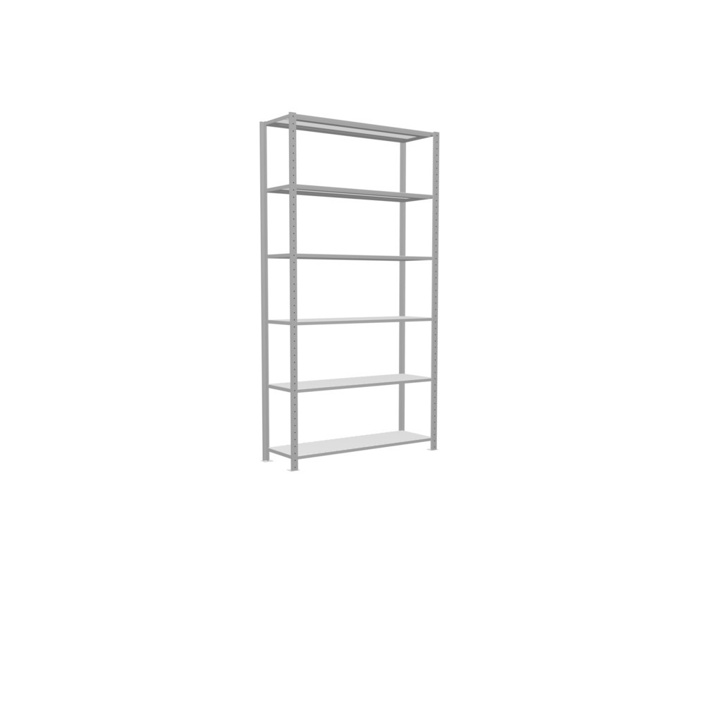 Productafbeelding nr. 2: Legbordstelling SCHULTE, lichtgrijs, vaklast 150 kg, hxbxd 2.500 x 1.360 x 436 mm