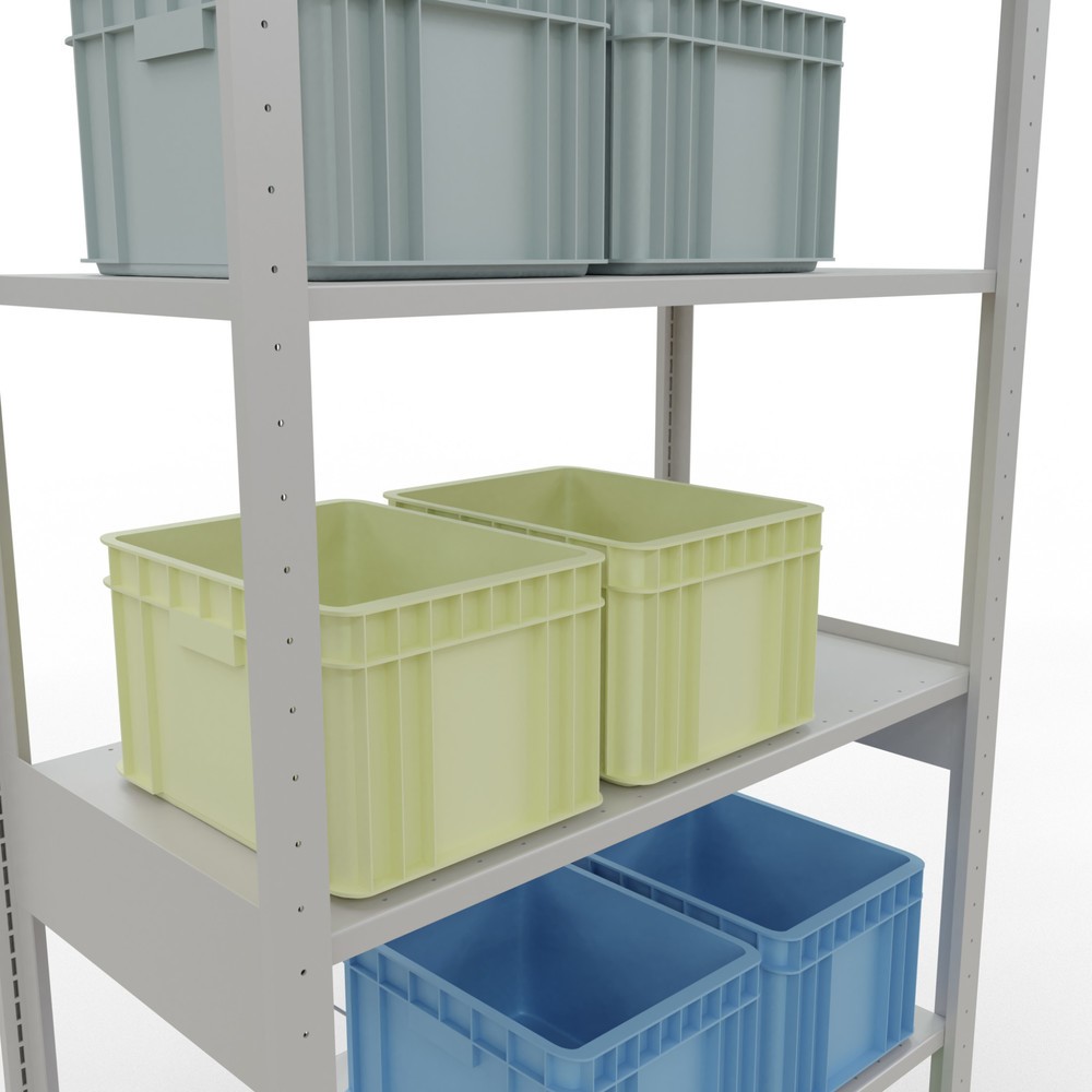 Productafbeelding nr. 4: Legbordstelling SCHULTE, lichtgrijs, vaklast 150 kg, hxbxd 2.500 x 1.060 x 536 mm