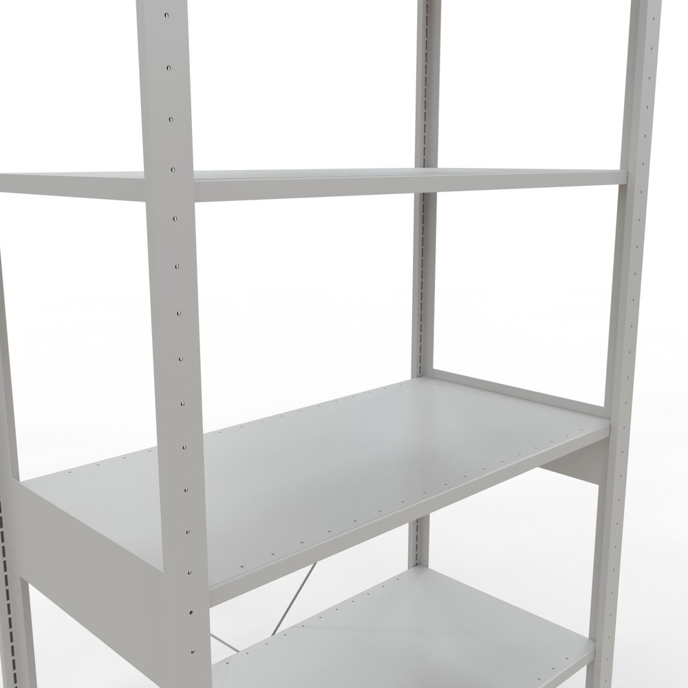 Productafbeelding nr. 5: Legbordstelling SCHULTE, lichtgrijs, vaklast 150 kg, hxbxd 2.500 x 1.060 x 536 mm