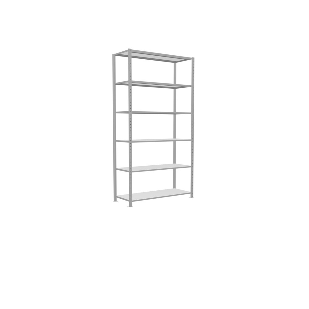 Productafbeelding nr. 2: Legbordstelling SCHULTE, lichtgrijs, vaklast 150 kg, hxbxd 2.500 x 1.360 x 536 mm