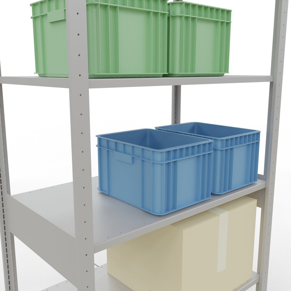 Productafbeelding nr. 4: Legbordstelling SCHULTE, lichtgrijs, vaklast 150 kg, hxbxd 2.500 x 1.060 x 636 mm