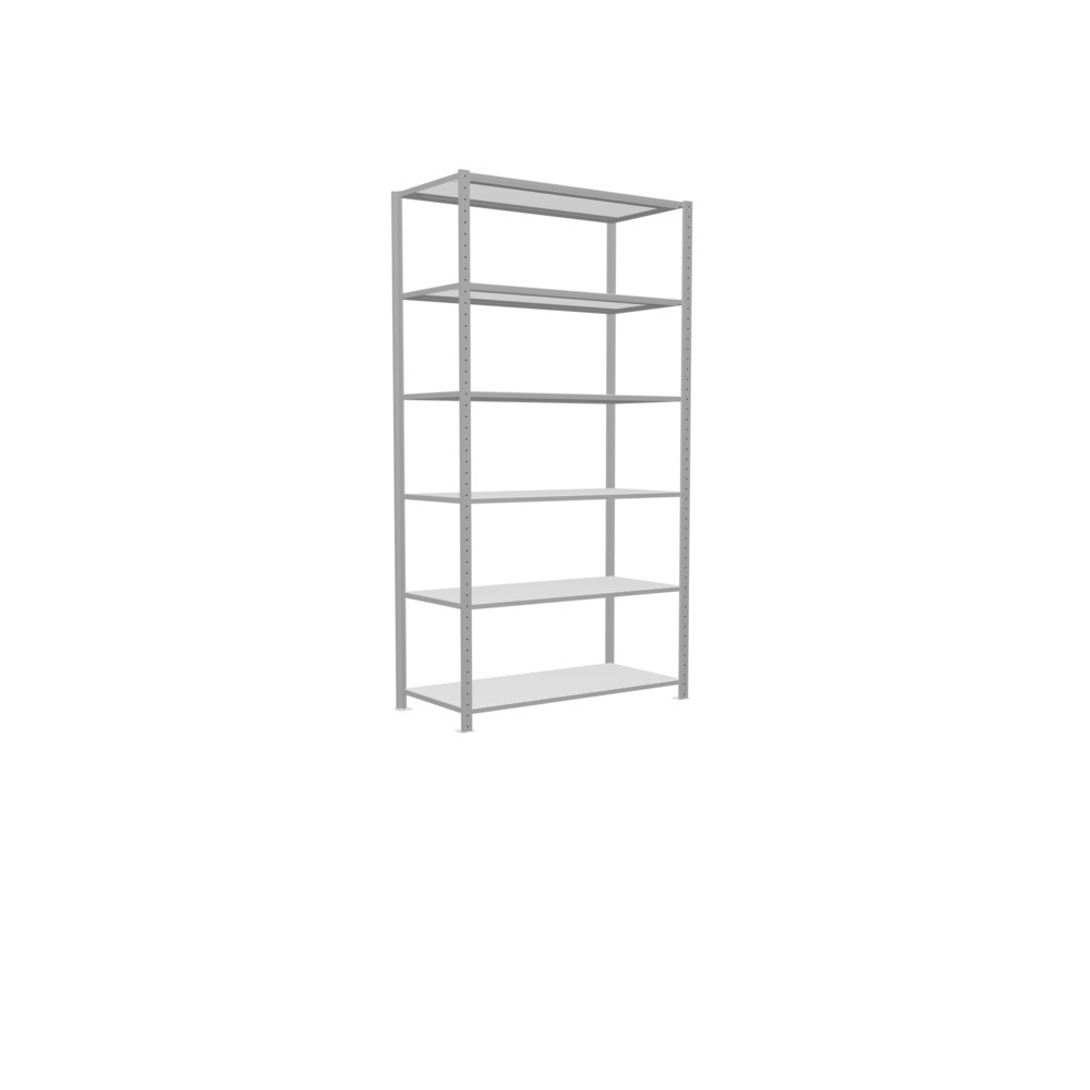 Productafbeelding nr. 2: Legbordstelling SCHULTE, lichtgrijs, vaklast 150 kg, hxbxd 2.500 x 1.360 x 636 mm