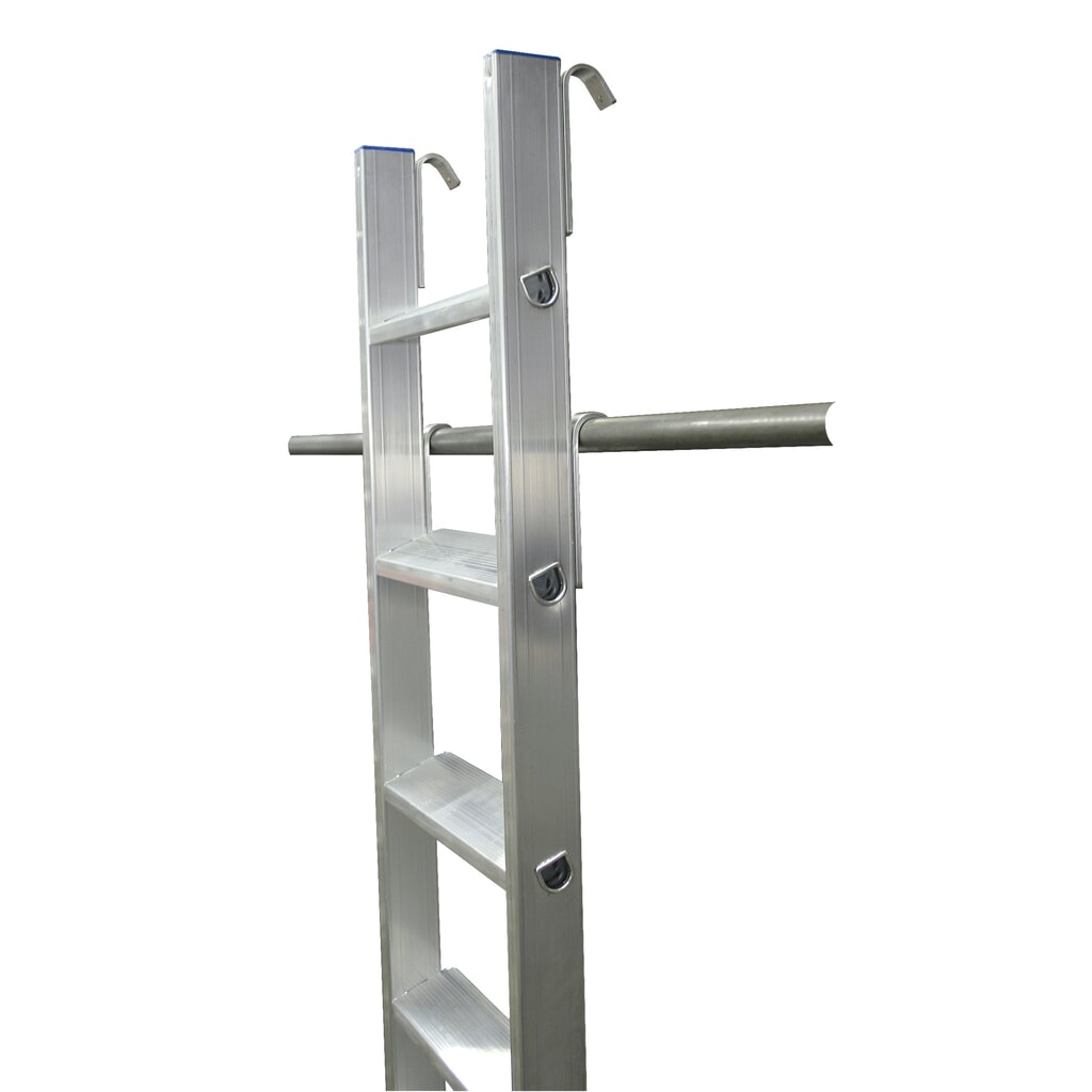 Stellingladder KRAUSE® met treden en haken voor ronde buis, stahoogte 0,70 m Productafbeelding nr. 3: Stellingladder KRAUSE® met treden en haken voor ronde buis, stahoogte 0,70 m