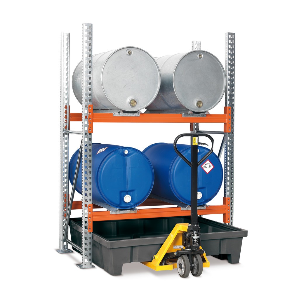 Product afbeelding: Stellinglekbak asecos®, voor vatenstellingen, hxbxt 315 x 1.320 x 1.390 mm, opvangvolume 315 l