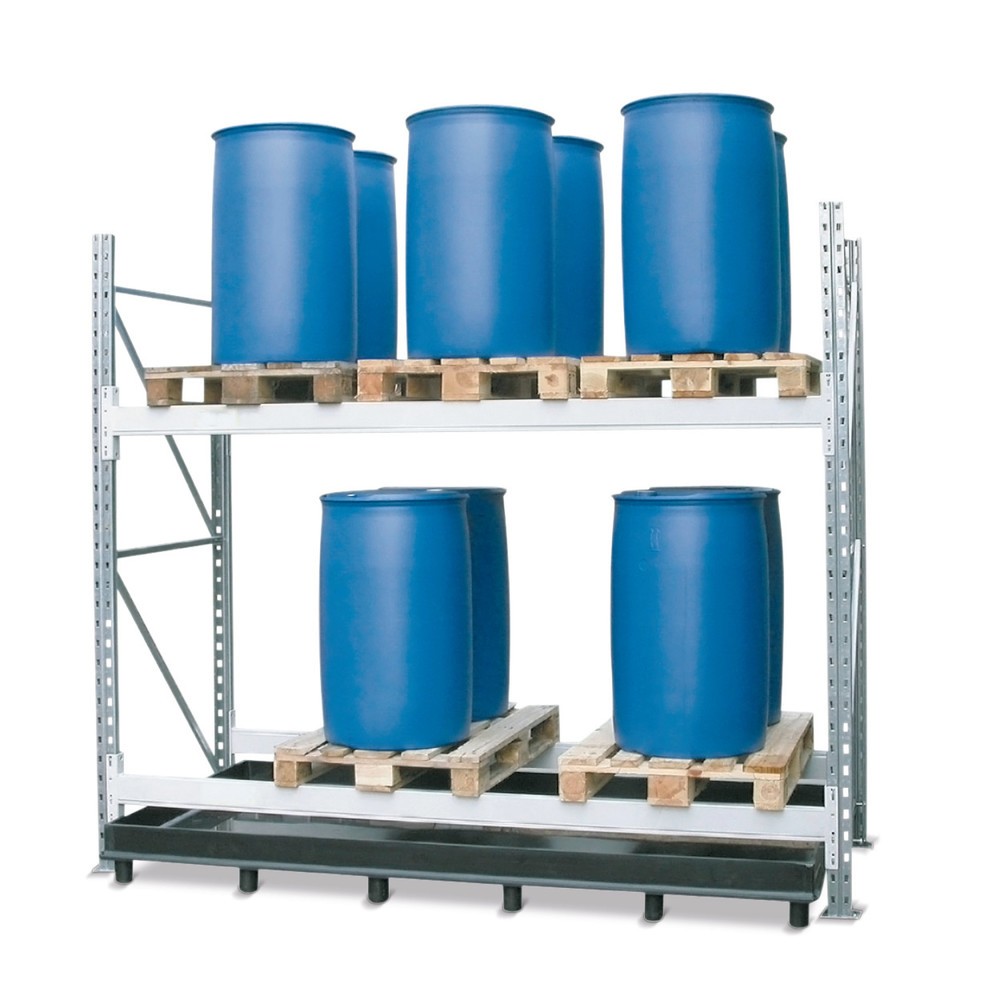 Product afbeelding: Stellinglekbak, hxbxd 220 x 1.340 x 2.680 mm, opvangvolume 240 liter, zonder geperforeerde plaat