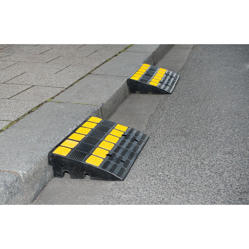 Productafbeelding nr. 4: Stoeprand drempel, hard rubber, hxbxd 100 x 600 x 300 mm