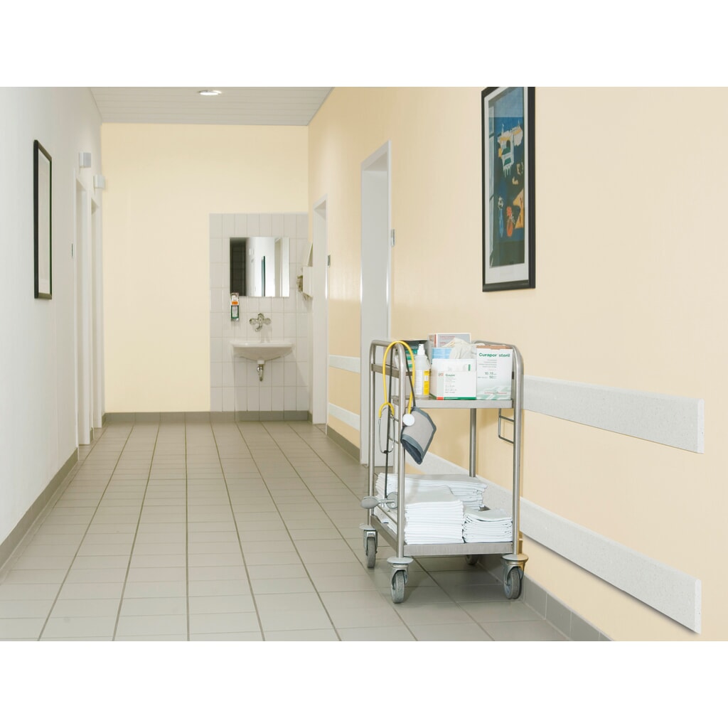 Productafbeelding nr. 6: MORAVIA stootbescherming voor wanden, voor montage, hxb 150 x 10 mm, lengte 2.060 mm, licht graniet